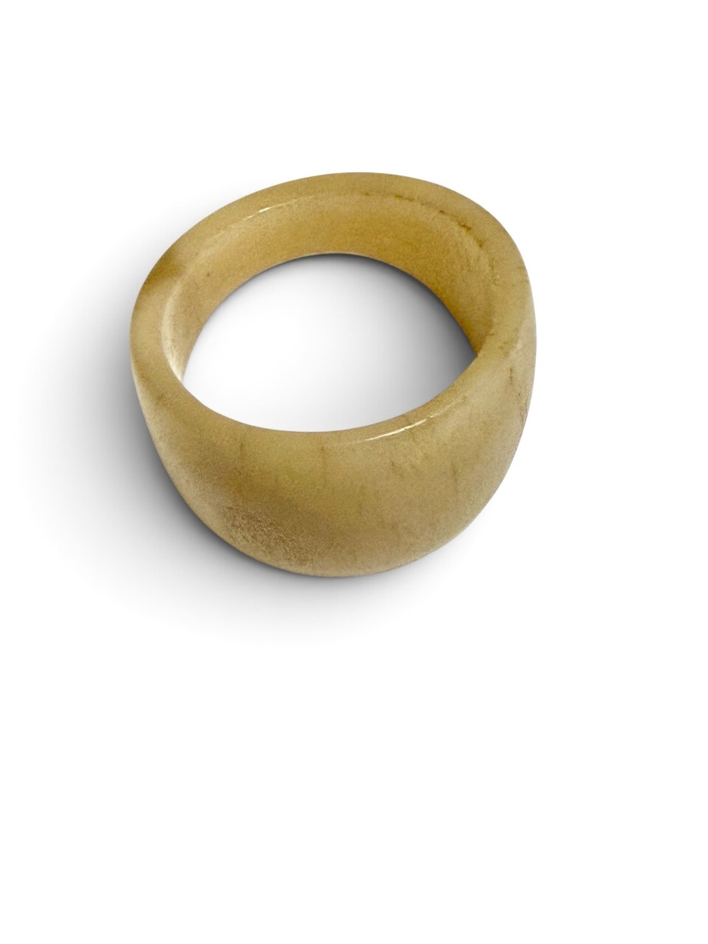 Vintage Carved Horn Ring Size 6.5